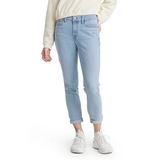 Levi's® Womens Mid Rise Boyfriend Jean - Picture 1 of 4